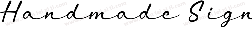 Handmade Signature字体转换